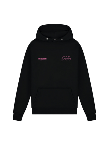 JorCustom Women Signature Slim Fit hoodie - Black/Pink JorCustom JorCustom Women Signature Slim Fit hoodie - Black/Pink