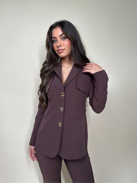 Rinascimento Rewi Blazer U - Giacca - Cioccolato Rinascimento Rinascimento Rewi Blazer U - Giacca - Cioccolato