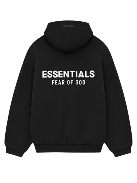 Fear of God Fear of God Essentials Hoodie - Black/White Fear of God Essentials Hoodie - Black/White