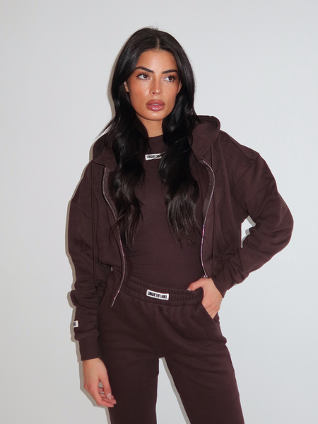 Unique The Label Unique The Label Molly Vest - Cacao