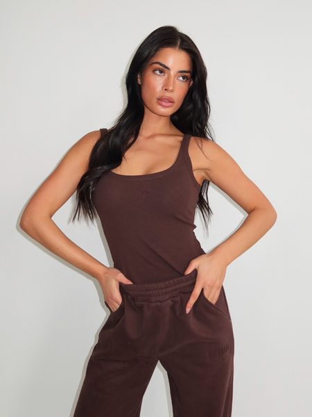 Unique The Label Gill Bodysuit - Cacao Unique The Label Unique The Label Gill Bodysuit - Cacao
