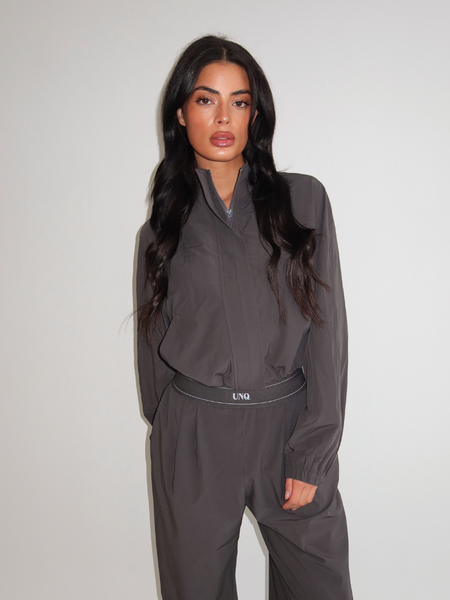 Unique The Label Unique The Label Gigi Jacket - Charcoal Unique The Label Gigi Jacket - Charcoal