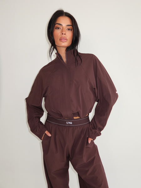 Unique The Label Unique The Label Gigi Jacket - Cacao