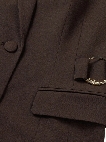 Nikkie Oxford Blazer - Coffee Nikkie Nikkie Oxford Blazer - Coffee