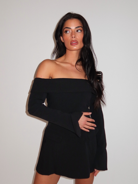 Unique The Label Unique The Label Emily Dress - Deep Black