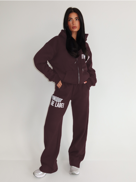 Unique The Label Unique The Label Joleen Jogger - Cacao Unique The Label Joleen Jogger - Cacao