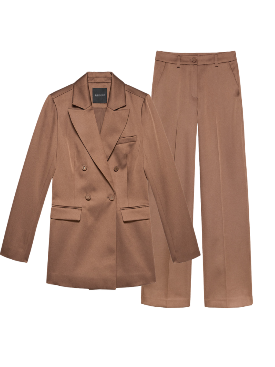 Nikkie Omahah Pants Combi-set - Walnut Nikkie Nikkie Omahah Pants Combi-set - Walnut