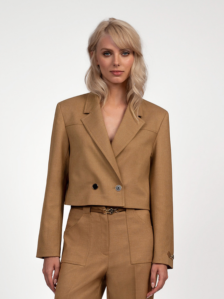 Fifth House Ladaa Blazer - Camel Fifth House Fifth House Ladaa Blazer - Camel