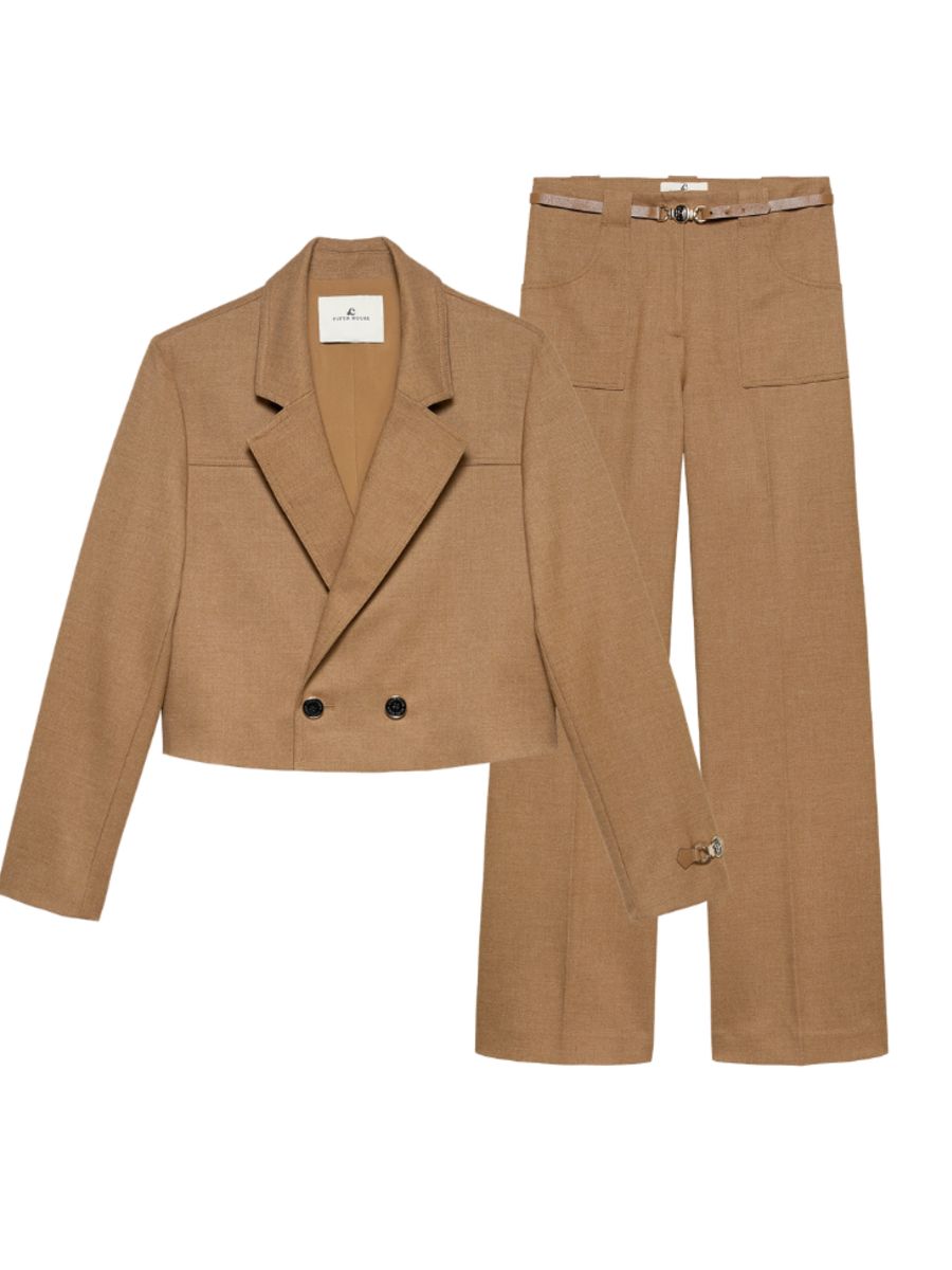 Fifth House Ladaa Combi-set - Camel Fifth House Fifth House Ladaa Combi-set - Camel