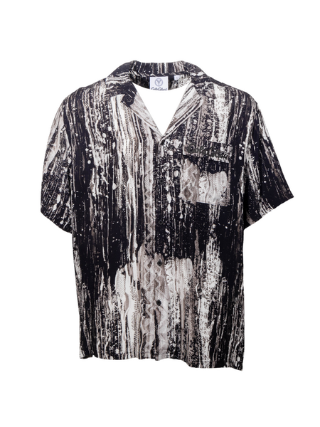 Carlo Colucci Carlo Colucci C4753 Shirt - Black/Grey Carlo Colucci C4753 Shirt - Black/Grey