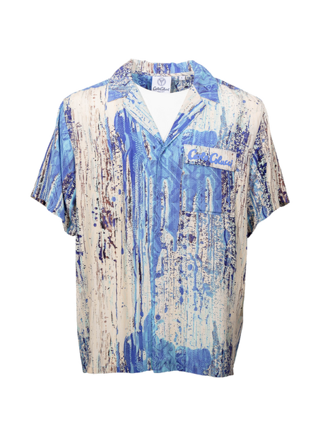 Carlo Colucci Carlo Colucci C4753 Shirt - Off White/Blue Carlo Colucci C4753 Shirt - Off White/Blue