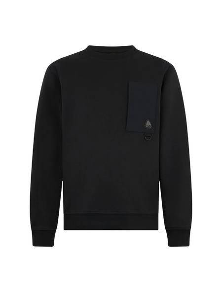 Moose Knuckles Moose Knuckles Men Dalon Crew - Black Moose Knuckles Men Dalon Crew - Black