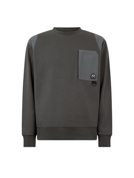 Moose Knuckles Moose Knuckles Men Dalon Crew - Cement Moose Knuckles Men Dalon Crew - Cement