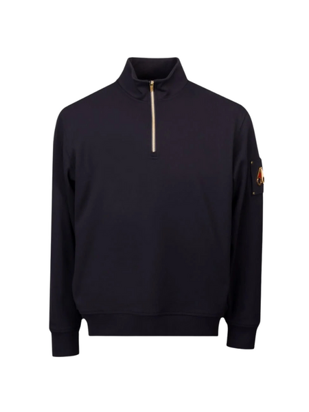Moose Knuckles Men Snyder 1/4 Zip - Black Moose Knuckles Moose Knuckles Men Snyder 1/4 Zip - Black
