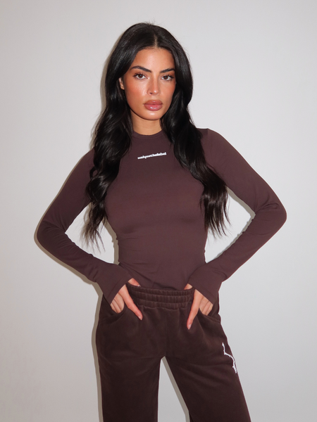 Unique The Label Unique The Label Robyn Long Sleeve - Cacao