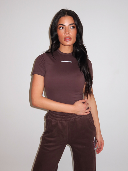 Unique The Label Robyn Short Sleeve - Cacao