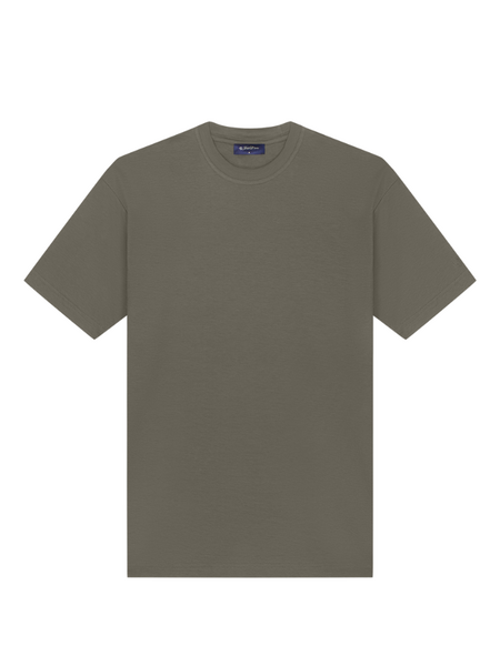 TriaD'oro TriaD'oro Slim Fit T-Shirt - Taupe New TriaD'oro Slim Fit T-Shirt - Taupe New