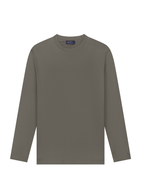 TriaD'oro TriaD'oro Long Sleeve T-Shirt - Taupe New TriaD'oro Long Sleeve T-Shirt - Taupe New