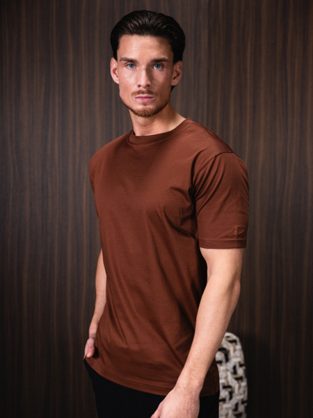 TriaD'oro TriaD'oro Slim Fit T-Shirt - Copper