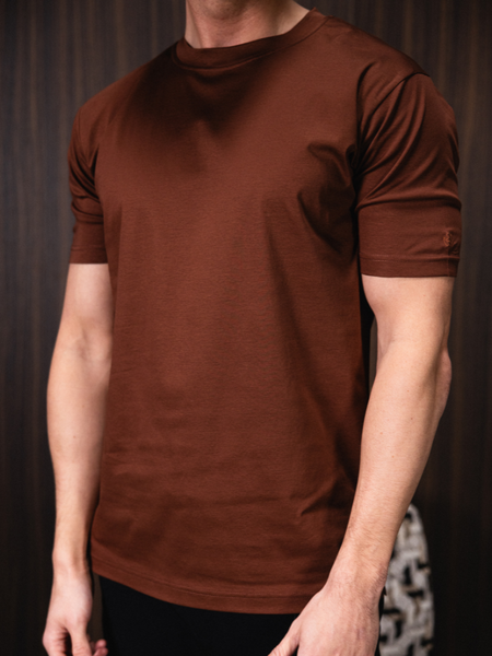 TriaD'oro TriaD'oro Slim Fit T-Shirt - Copper