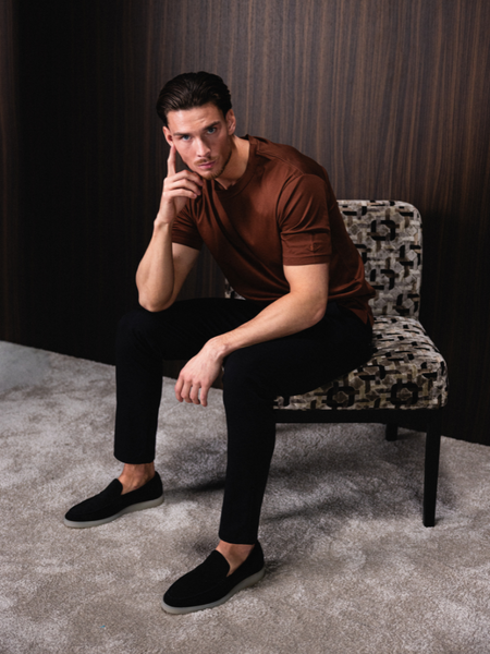 TriaD'oro TriaD'oro Slim Fit T-Shirt - Copper