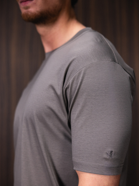 TriaD'oro TriaD'oro Slim Fit T-Shirt - Slate Grey