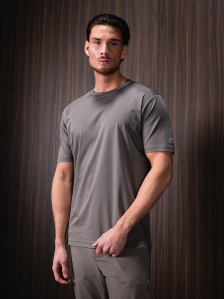 TriaD'oro TriaD'oro Slim Fit T-Shirt - Slate Grey