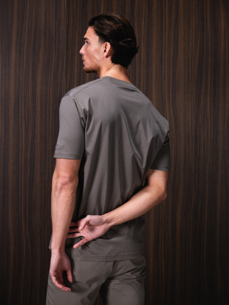 TriaD'oro TriaD'oro Slim Fit T-Shirt - Slate Grey