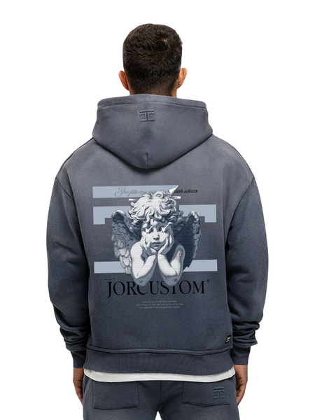 JorCustom JorCustom Angel2.0 Sunfade Zipped Hoodie - Ombre Blue
