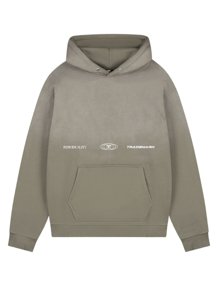 JorCustom JorCustom UncommonMinds Sunfade Oversized Hoodie - Vintage Green
