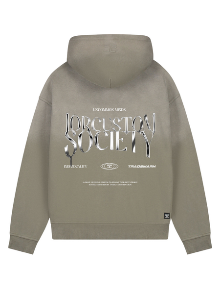 JorCustom JorCustom UncommonMinds Sunfade Oversized Hoodie - Vintage Green