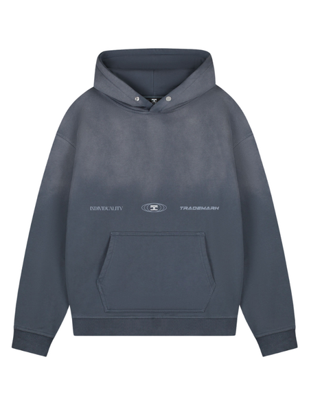 JorCustom UncommonMinds Sunfade Oversized Hoodie - Ombre Blue JorCustom JorCustom UncommonMinds Sunfade Oversized Hoodie - Ombre Blue