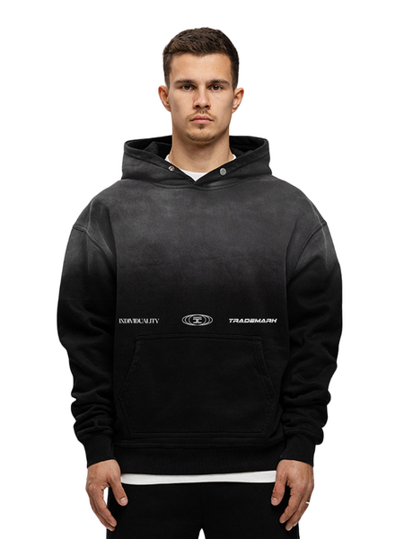 JorCustom JorCustom UncommonMinds Sunfade Oversized Hood - Black
