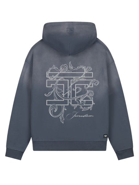 JorCustom JorCustom Renaissance Sunfade Oversized Hoodie - Ombre Blue