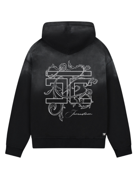 JorCustom JorCustom Renaissance Sunfade Oversized Hoodie - Black