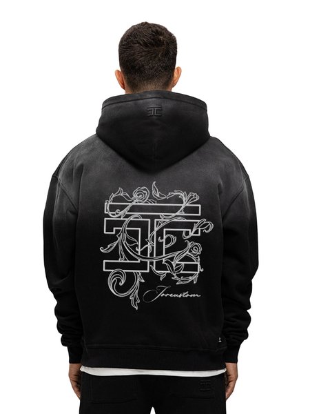 JorCustom JorCustom Renaissance Sunfade Oversized Hoodie - Black