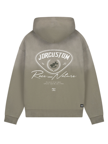 JorCustom JorCustom RaceAgainstNature Sunfade Oversized - Vintage Green
