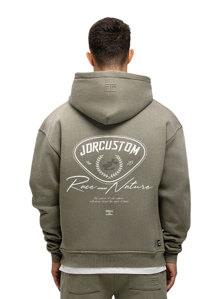 JorCustom JorCustom RaceAgainstNature Sunfade Oversized - Vintage Green