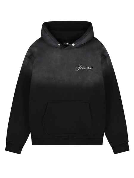 JorCustom JorCustom CustomUniversity Sunfade Oversized Hoodie - Black
