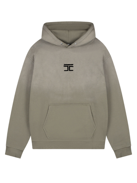 JorCustom JorCustom Artist Sunfade Oversized Hoodie - Vintage Green