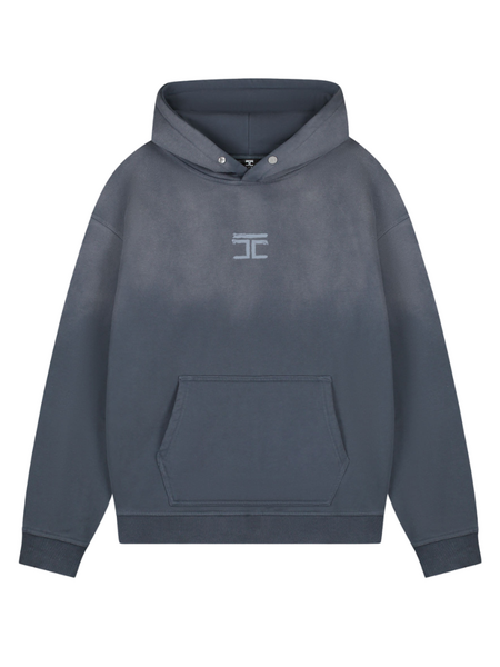 JorCustom JorCustom Artist Sunfade Oversized Hoodie - Ombre Blue