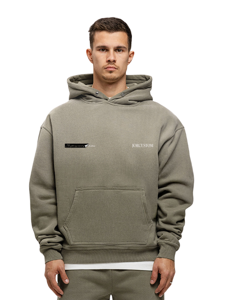 JorCustom JorCustom Angel2.0 Sunfade Oversized Hoodie - Vintage Green