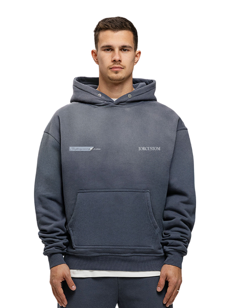 JorCustom JorCustom Angel2.0 Sunfade Oversized Hoodie - Ombre Blue