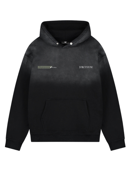 JorCustom JorCustom Angel2.0 Sunfade Oversized Hoodie - Black