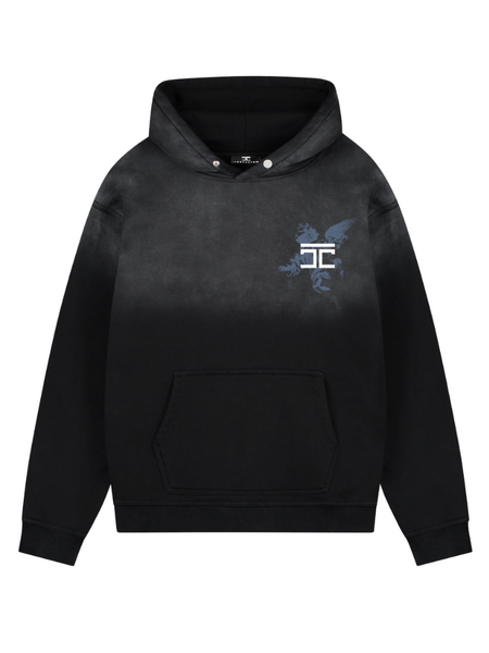JorCustom JorCustom AboveAllLimits Sunfade Oversized Hoodie - Black