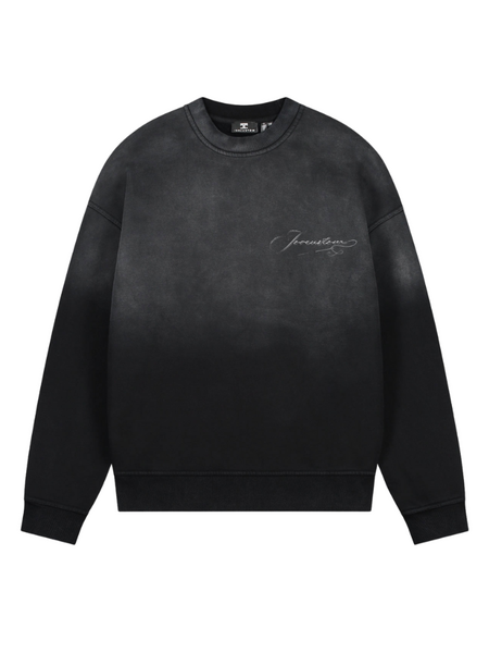 JorCustom Renaissance Sunfade Crewneck Sweater - Black JorCustom JorCustom Renaissance Sunfade Crewneck Sweater - Black