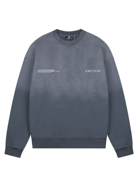 JorCustom JorCustom Angel2.0 Sunfade Crewneck Sweater - OmbreBlue
