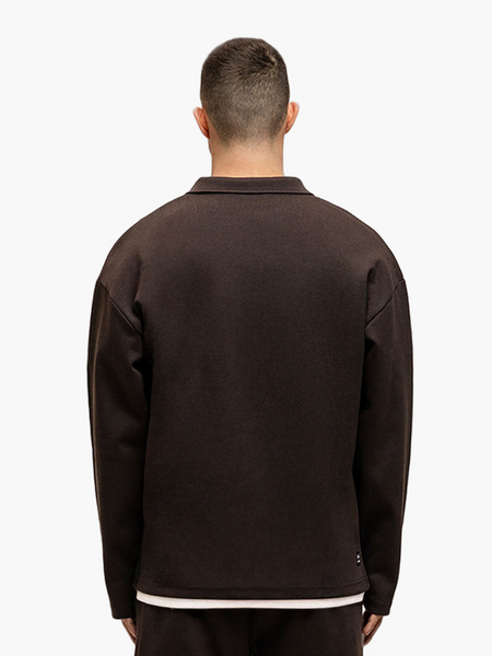 JorCustom JorCustom Heritage Longsleeve Polo - Brown