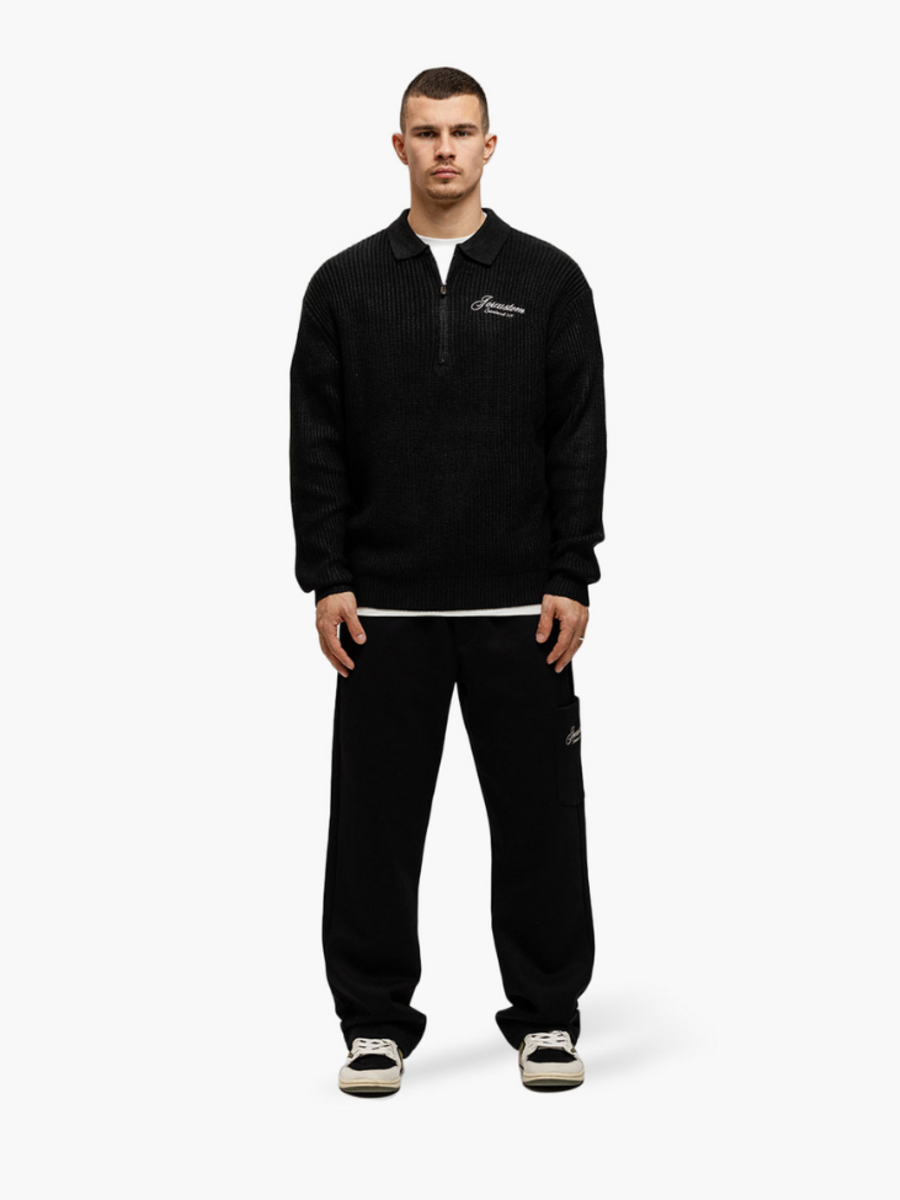 JorCustom Jorcustom Heritage Heavy Knit Combi-set - Black