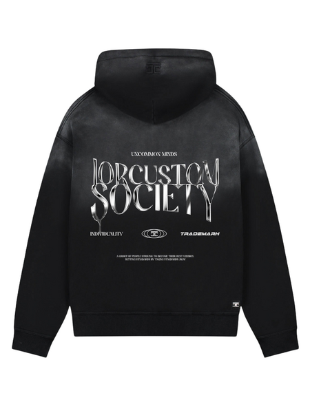 JorCustom JorCustom UncommonMinds Sunfade Oversized Hood - Black